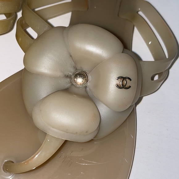 Chanel Camelia Flip Flops - Picture 6 of 8